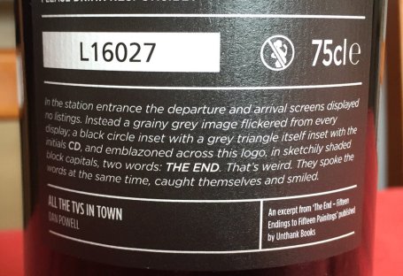 Wine label excerpt